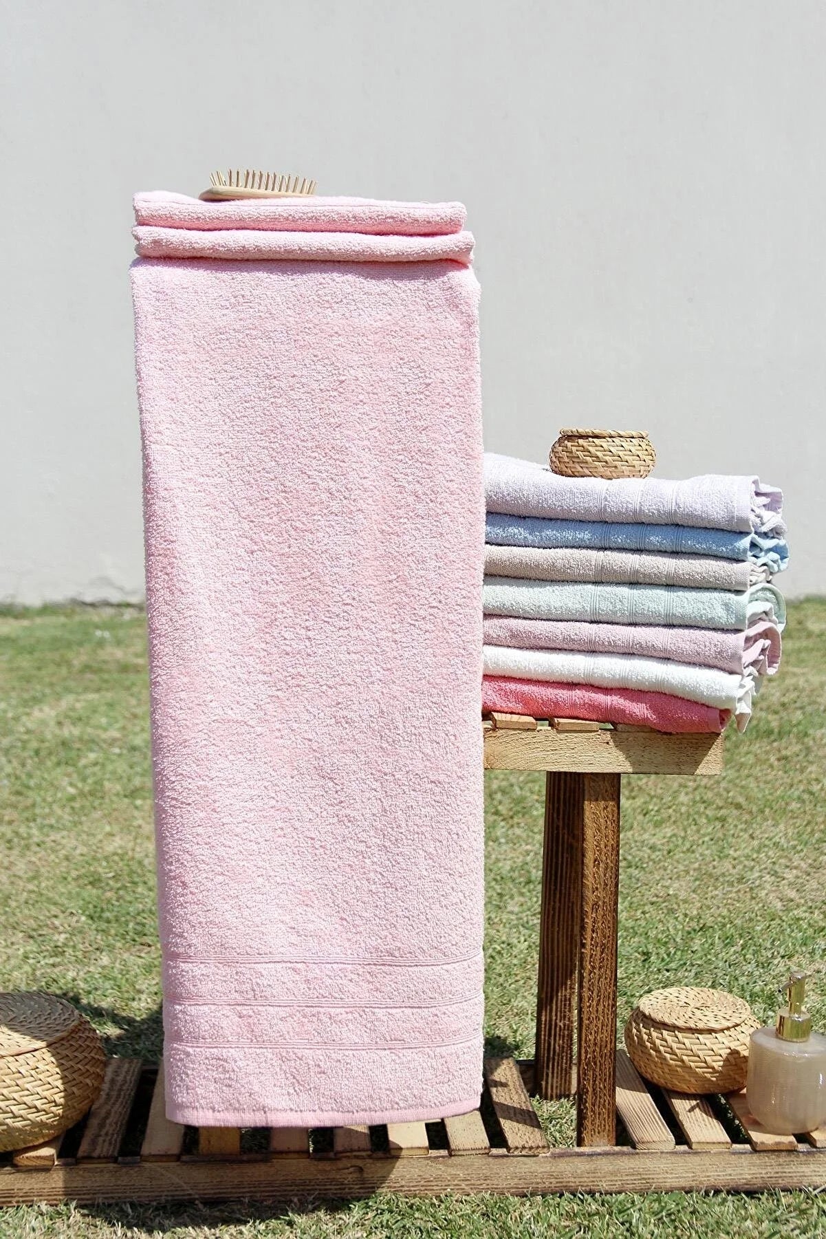 100% Cotton Colored 70x140 Bath Towel