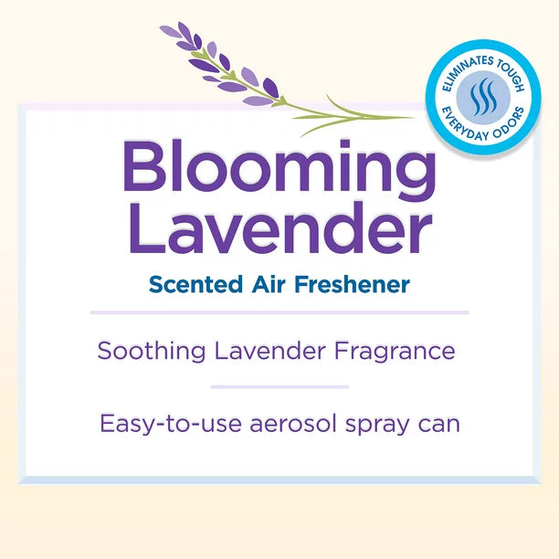 Blooming LAVENDER Fresh Aerosol Linen Spray Bottle sinnohome