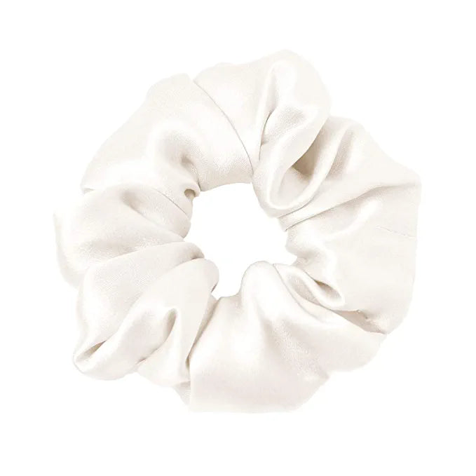 100% silk elasticated scrunchie