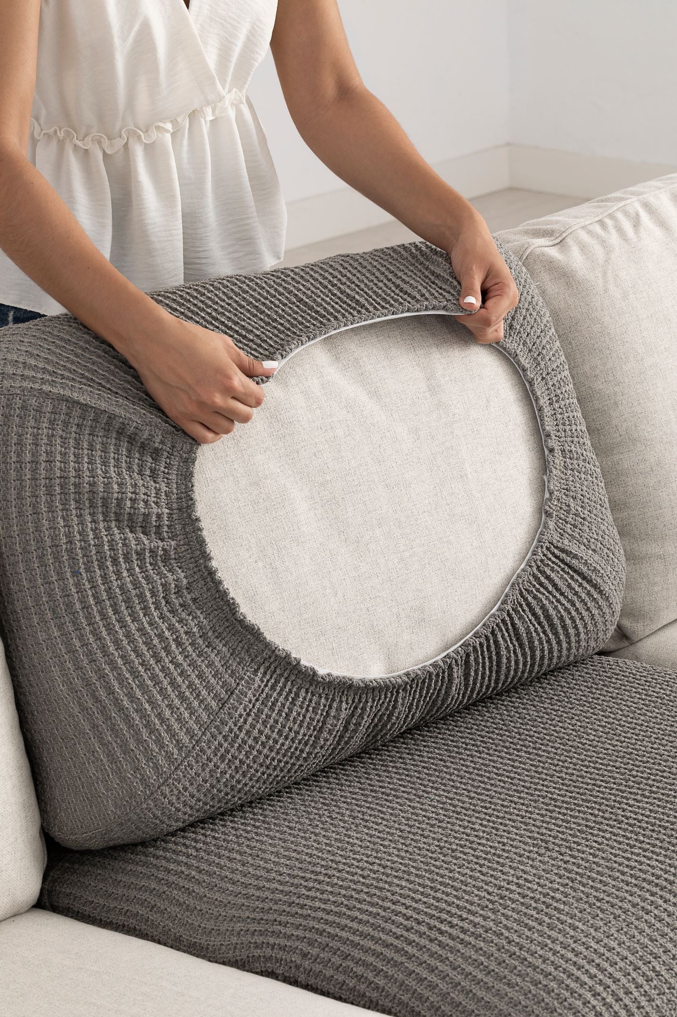 Cushion Cover bi-elastic by Belmarti