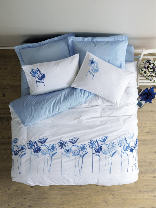 Embroidered  Double Duvet Cover Set ONELLA