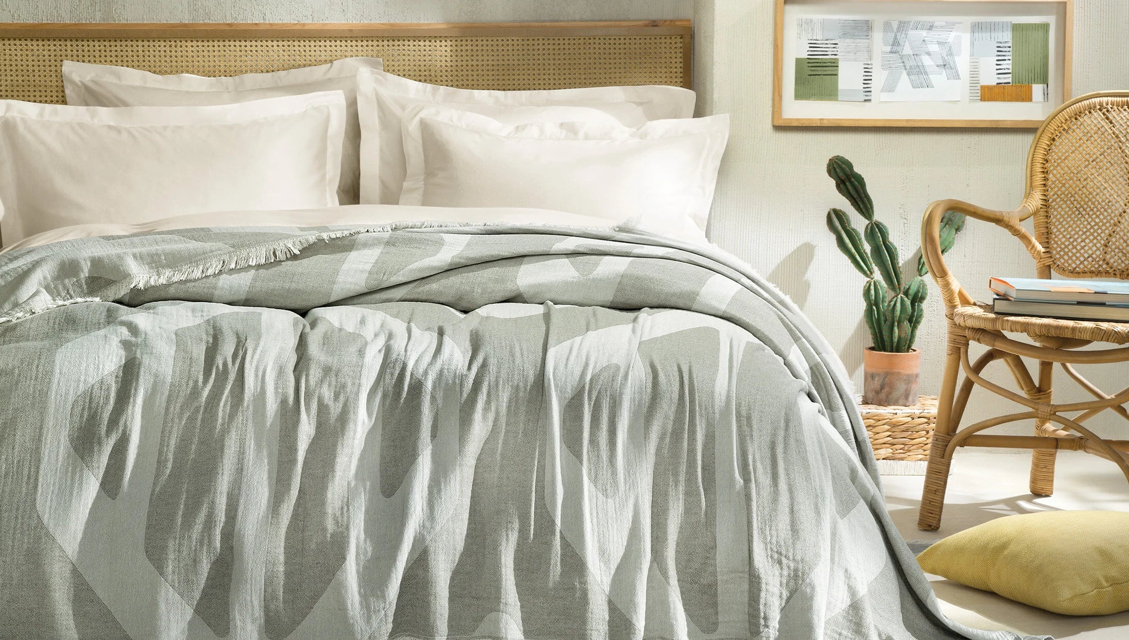 Jacquard Muslin Bedspread