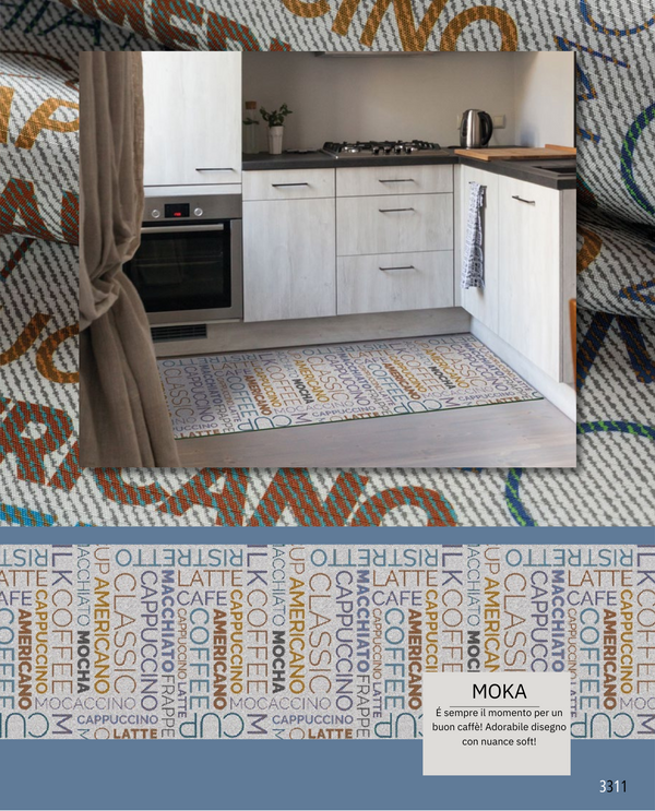 Sprinty MOKA Kitchen Rug