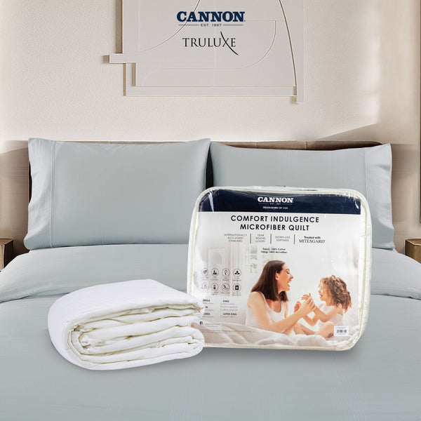 CANNON Comfort Indulgence Microfibre Quilt Outer Microfibre