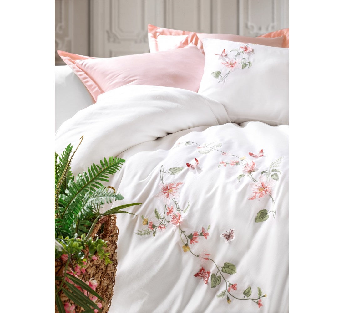 3D Embroidered  Double Duvet Cover Set LUNA