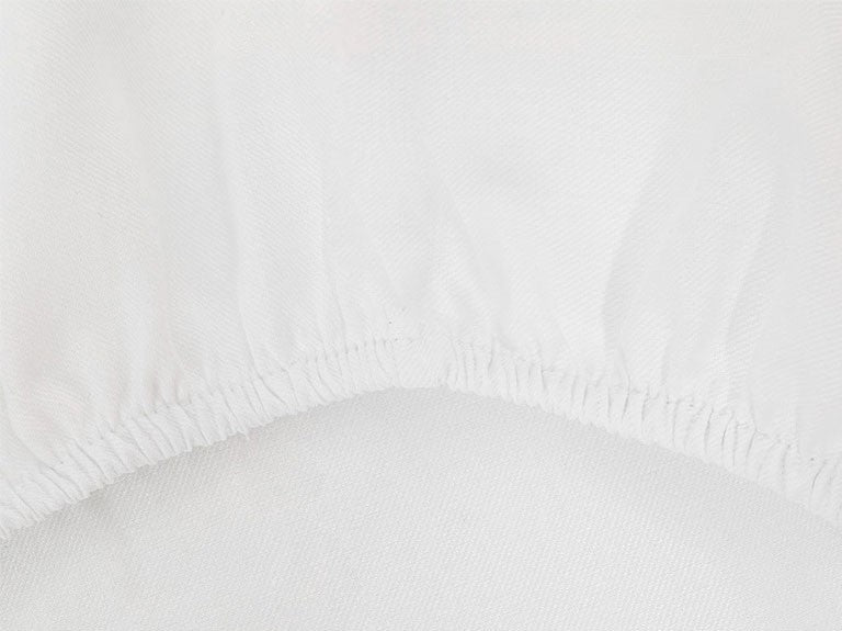 Silky touch Duvet Cover Set Single size White