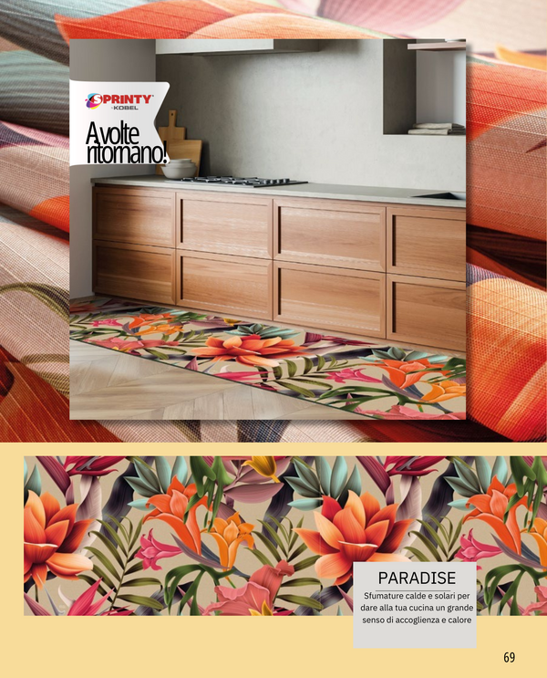 Sprinty PARADISE Kitchen Rug