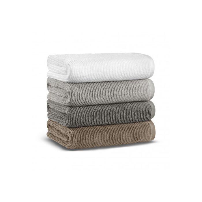 lappartement Slim Ribbed  Towel Fibrosoft ® White