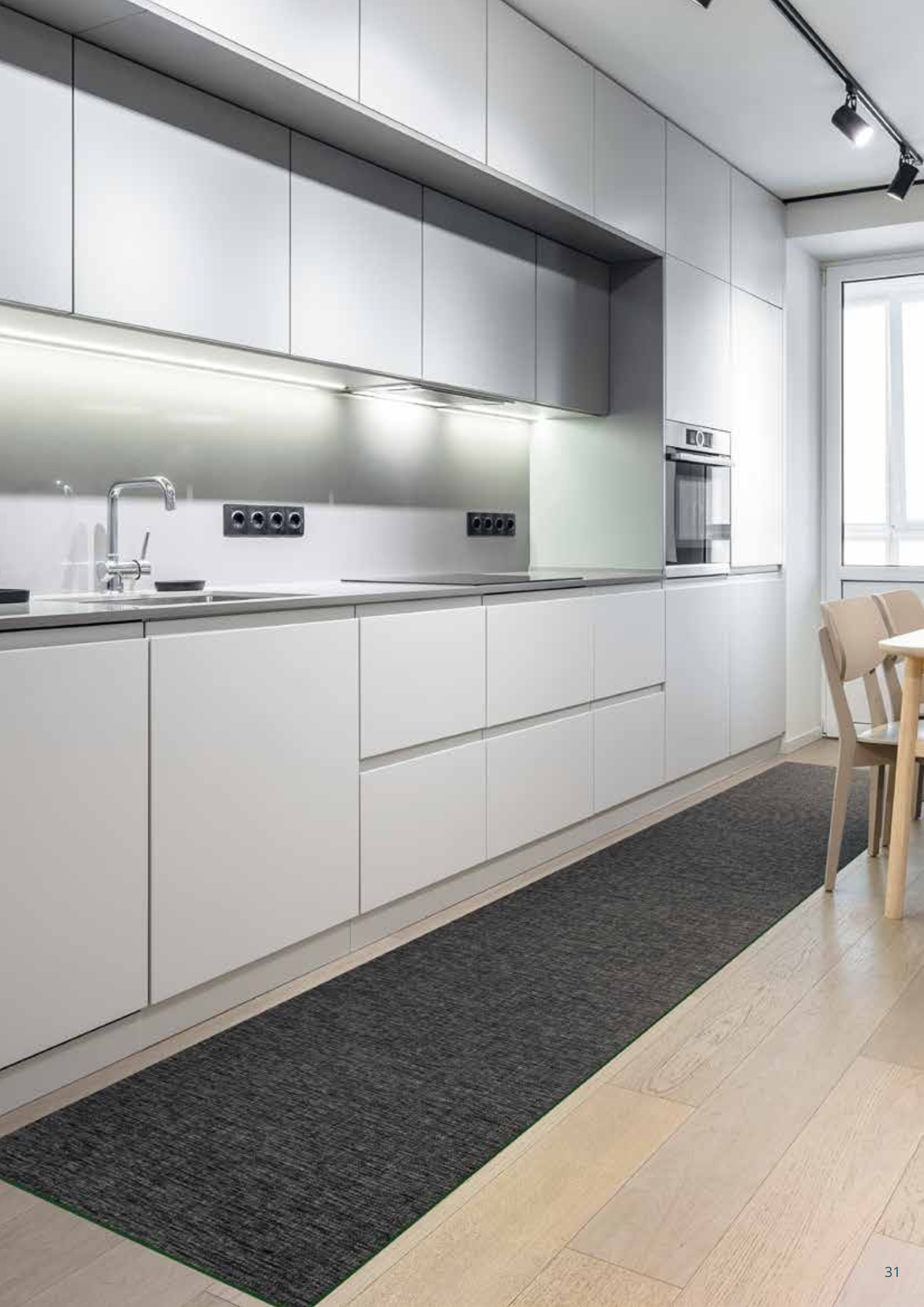 Sprinty RUSTIK ANTHRACITE Kitchen Rug