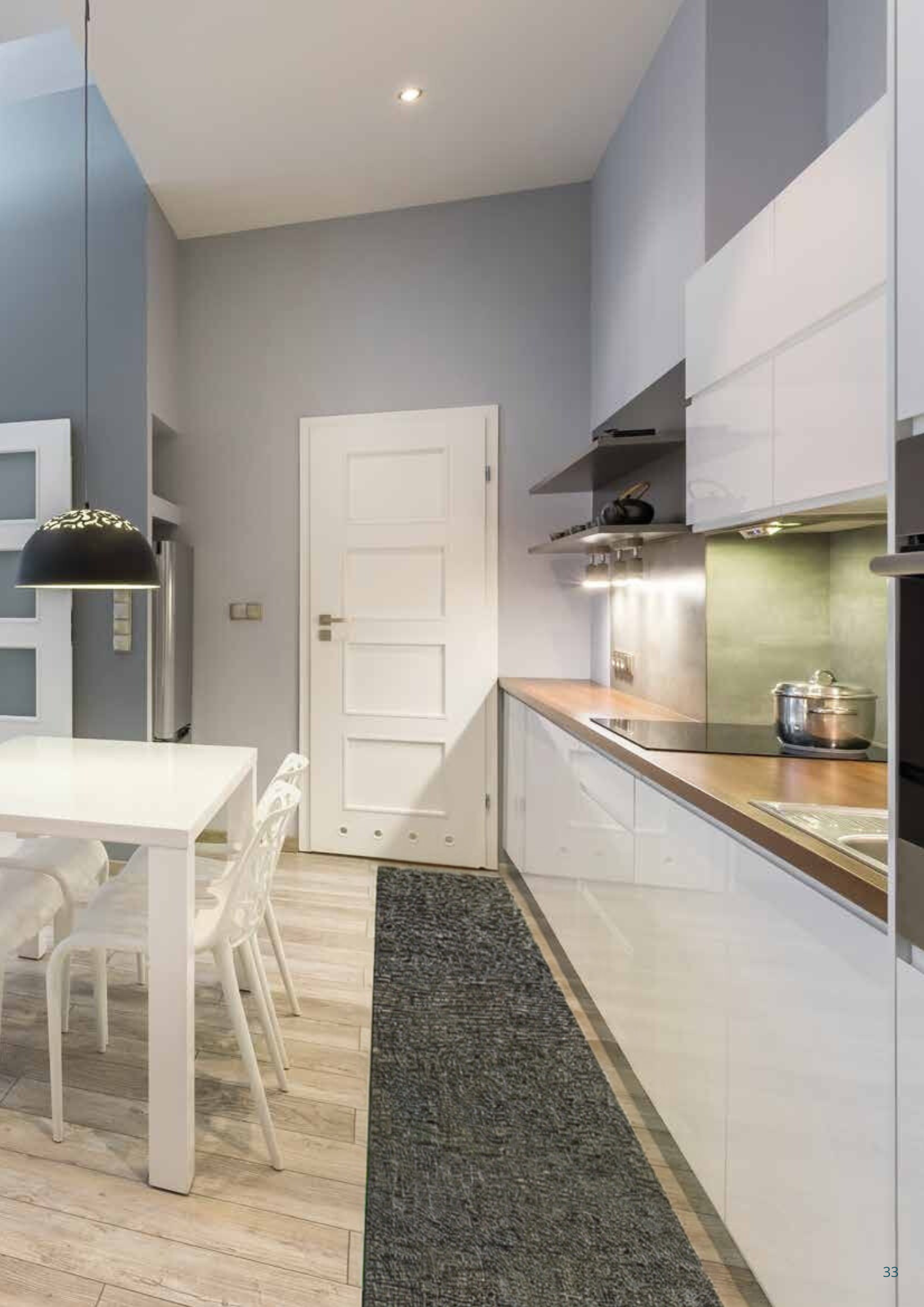 Sprinty RUSTIK ANTHRACITE Kitchen Rug