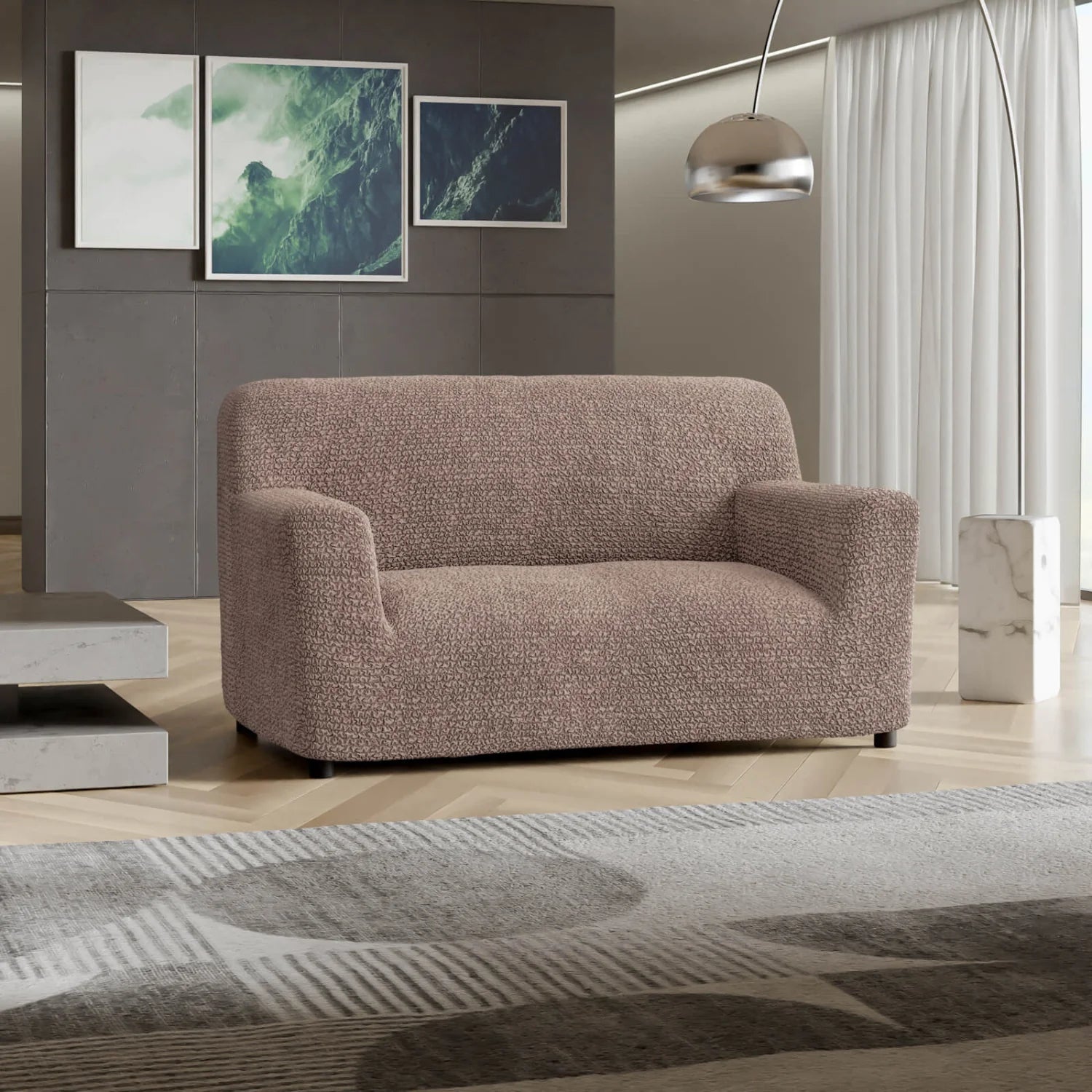 PAULATO SOFA SLIPCOVER TAUPE