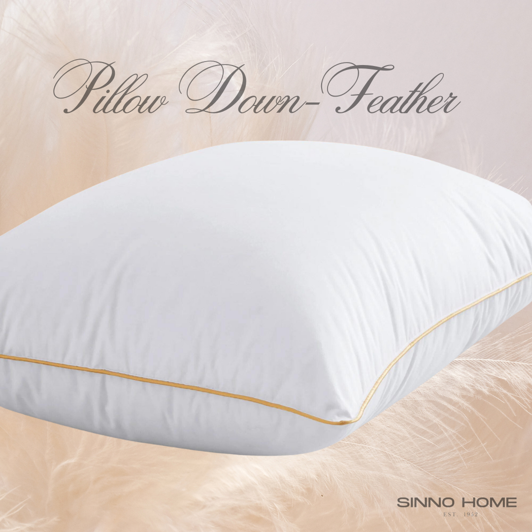 Curled sales feather pillows