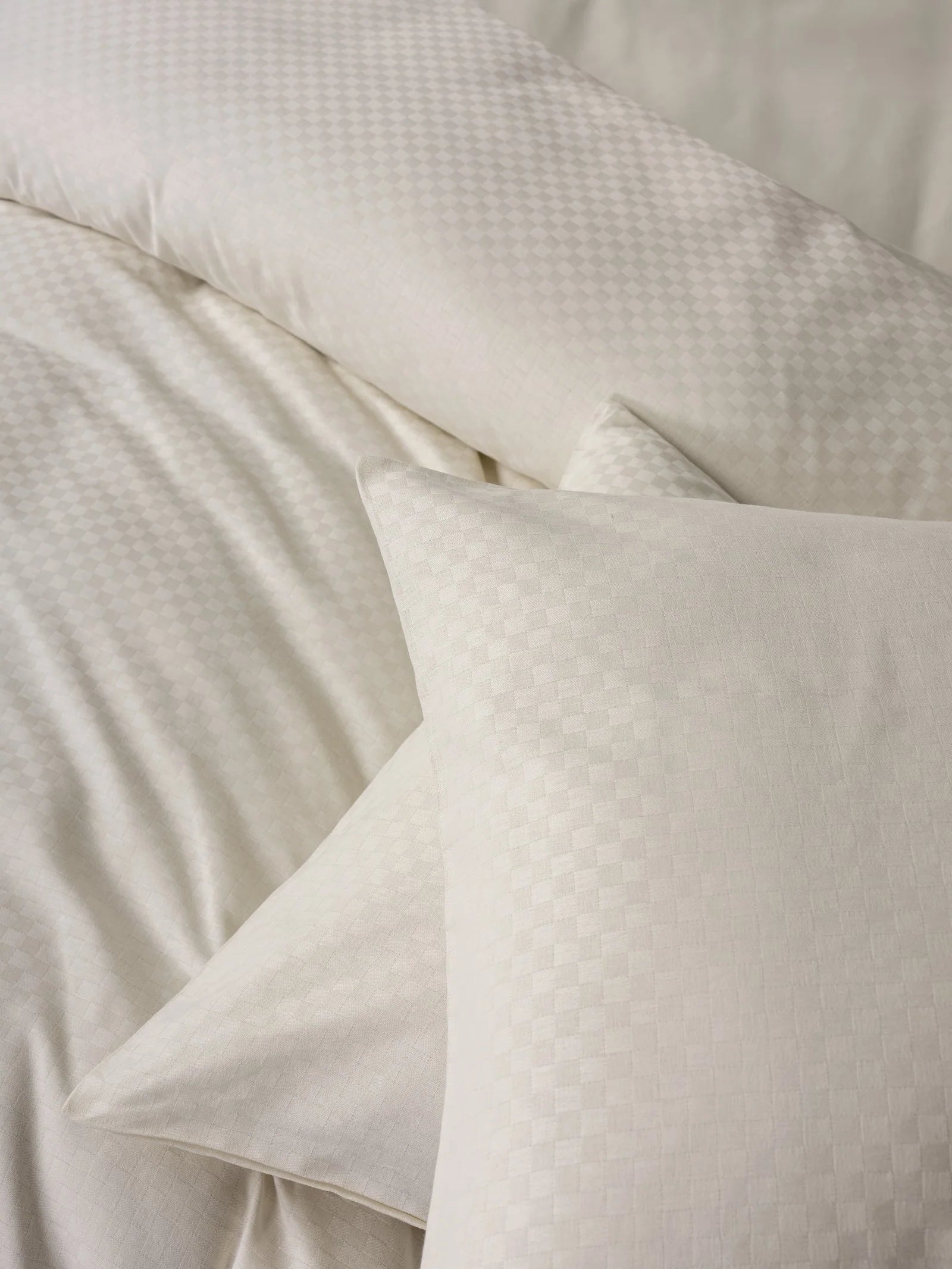 double size Duvet Cover Set PLAIN creme