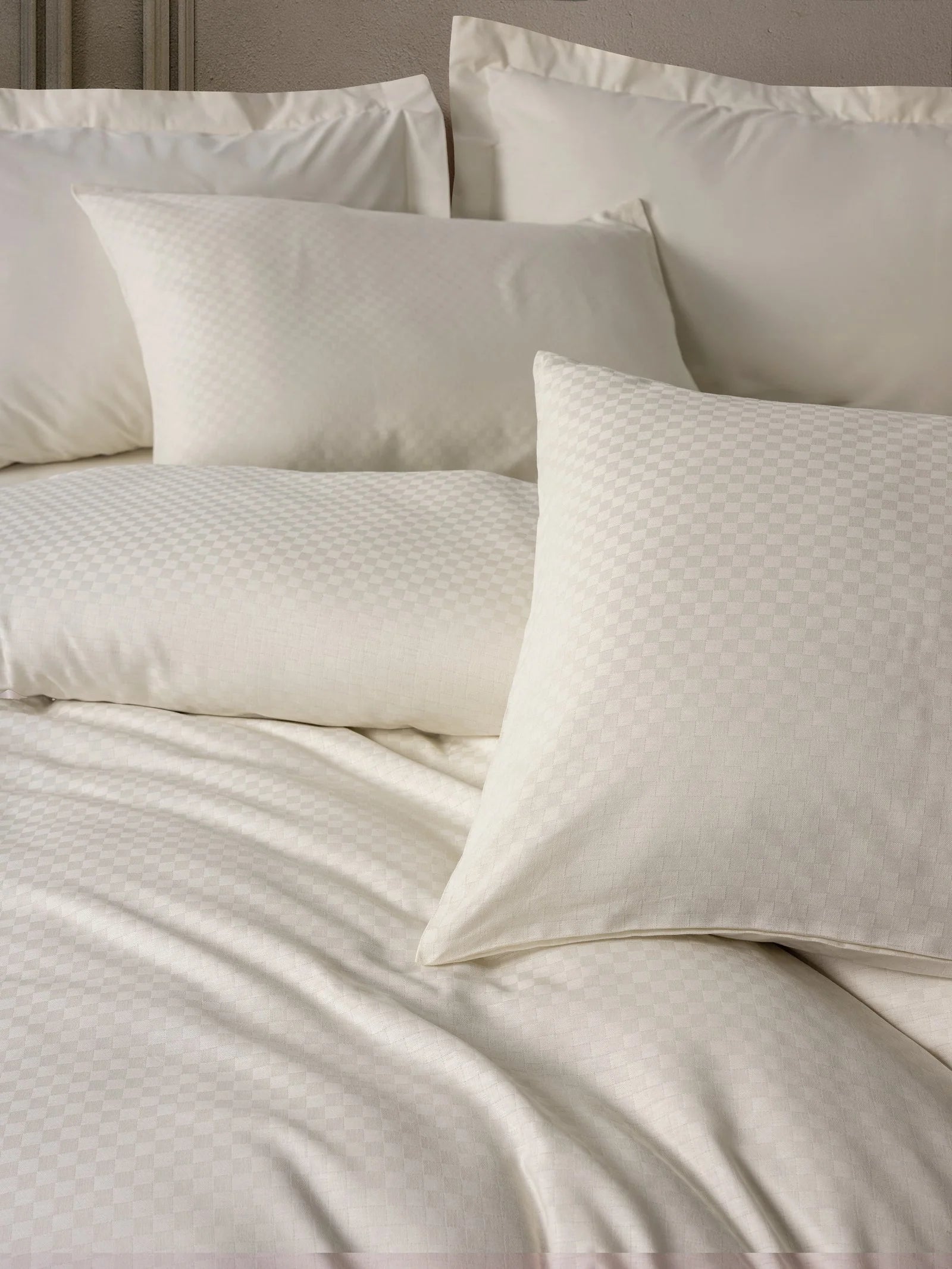 double size Duvet Cover Set PLAIN creme