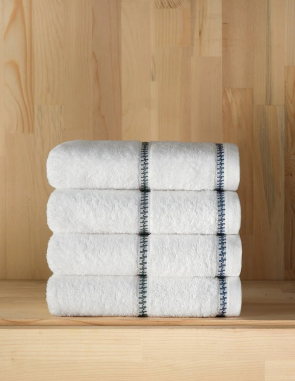 4 PCS Profundo WHITE Extra Soft Hand / Face Towel Set