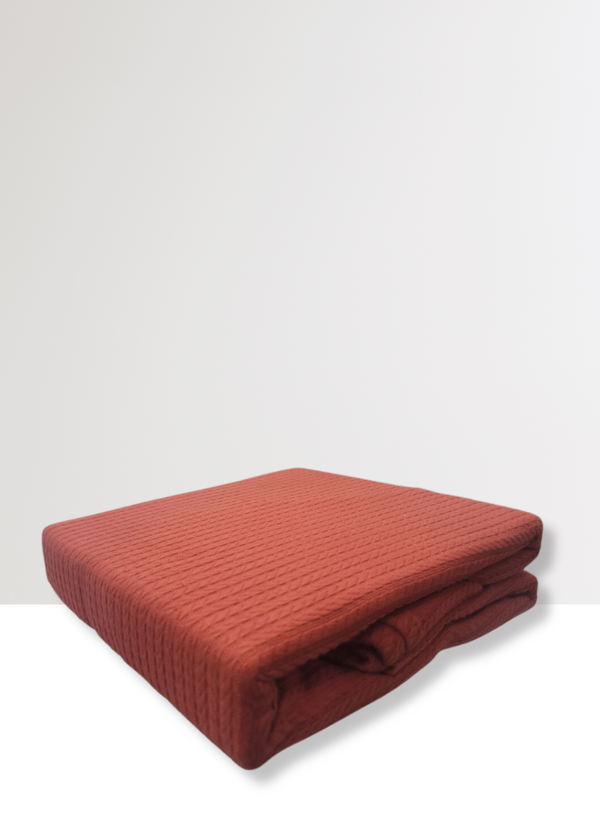 waffle Summer blanket | queen Orange