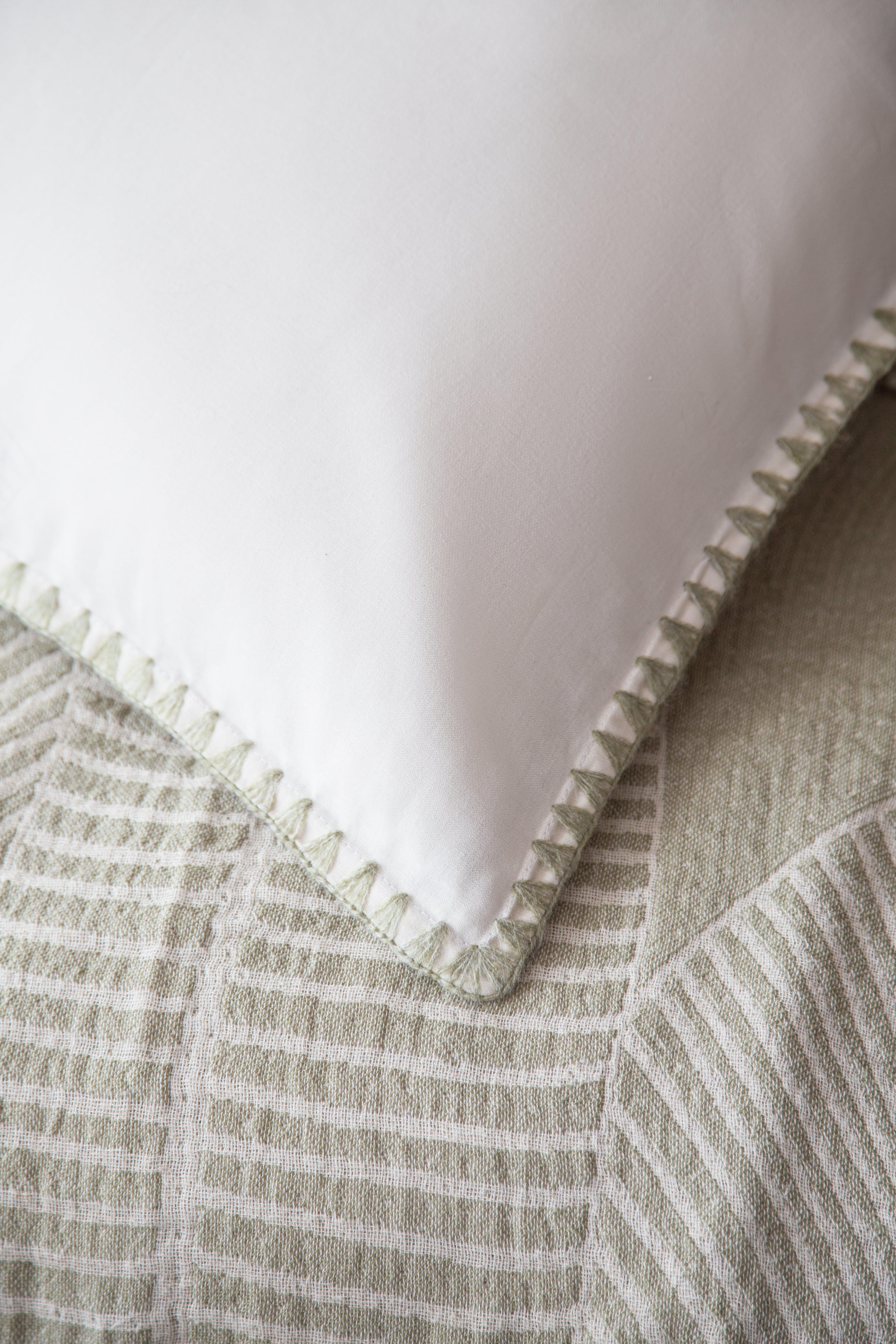 DOUBLE MUSLIN BEDSCAPE DUVET COVER SET JUNE ISLAND - PIQUE SET