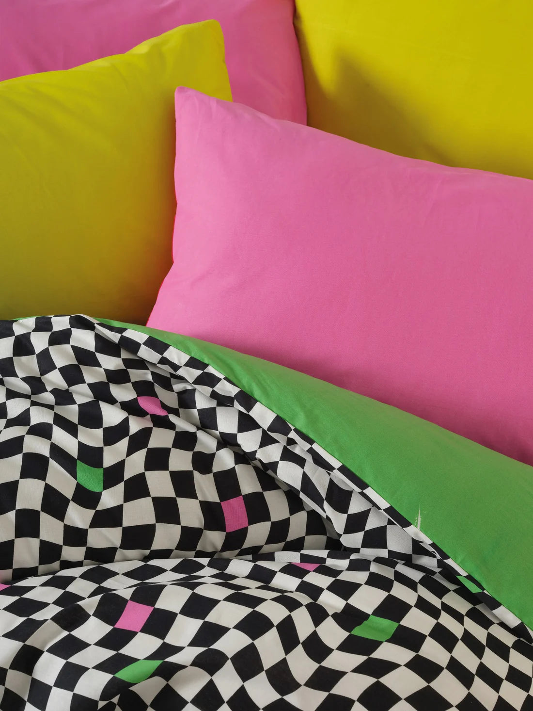 Single size Duvet Cover Set Dazzle Green