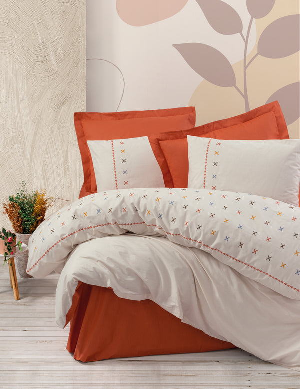 Embroidered  Double Duvet Cover Set jOLI