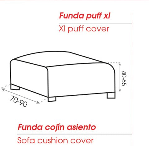 Belmarti  Puff Cover XL