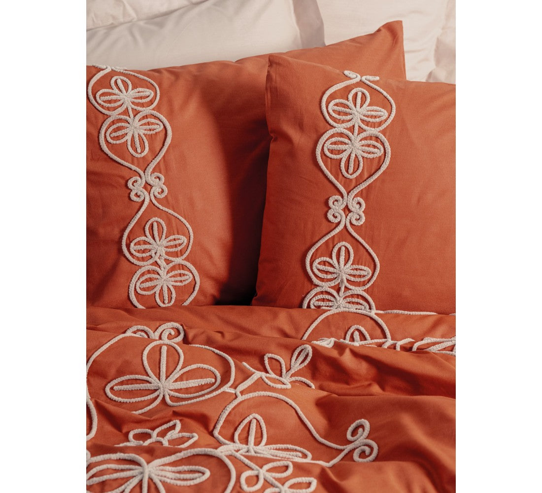 Embroidered  Double Duvet Cover Set TIVA