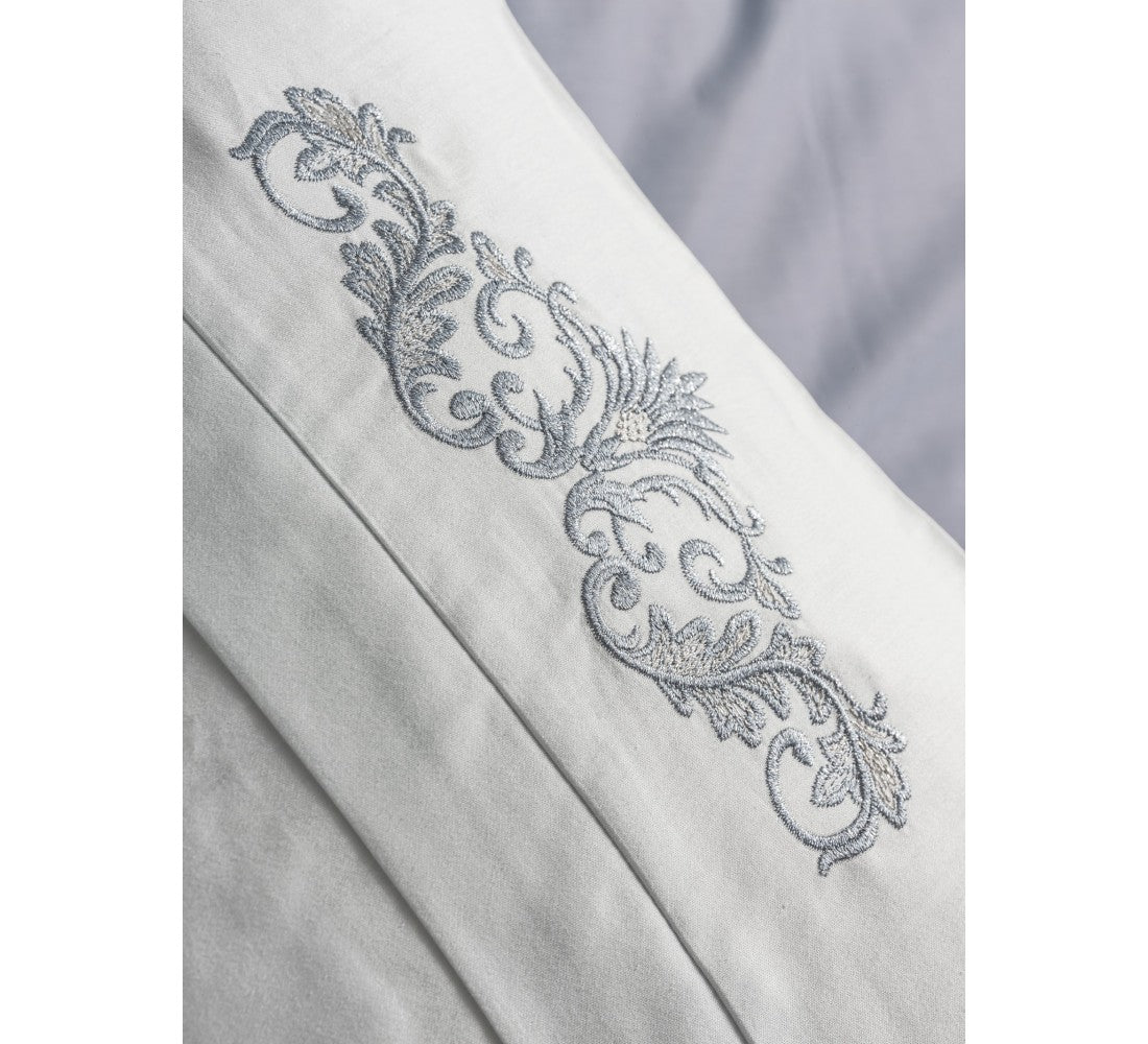 Embroidered Satin Double Duvet Cover Set Biana