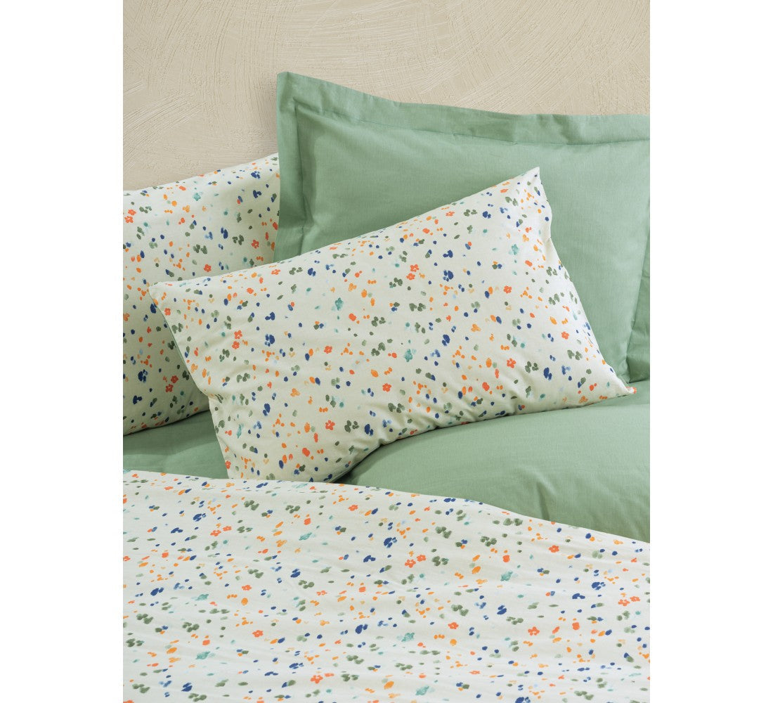 Double Duvet Cover Set Lola Green