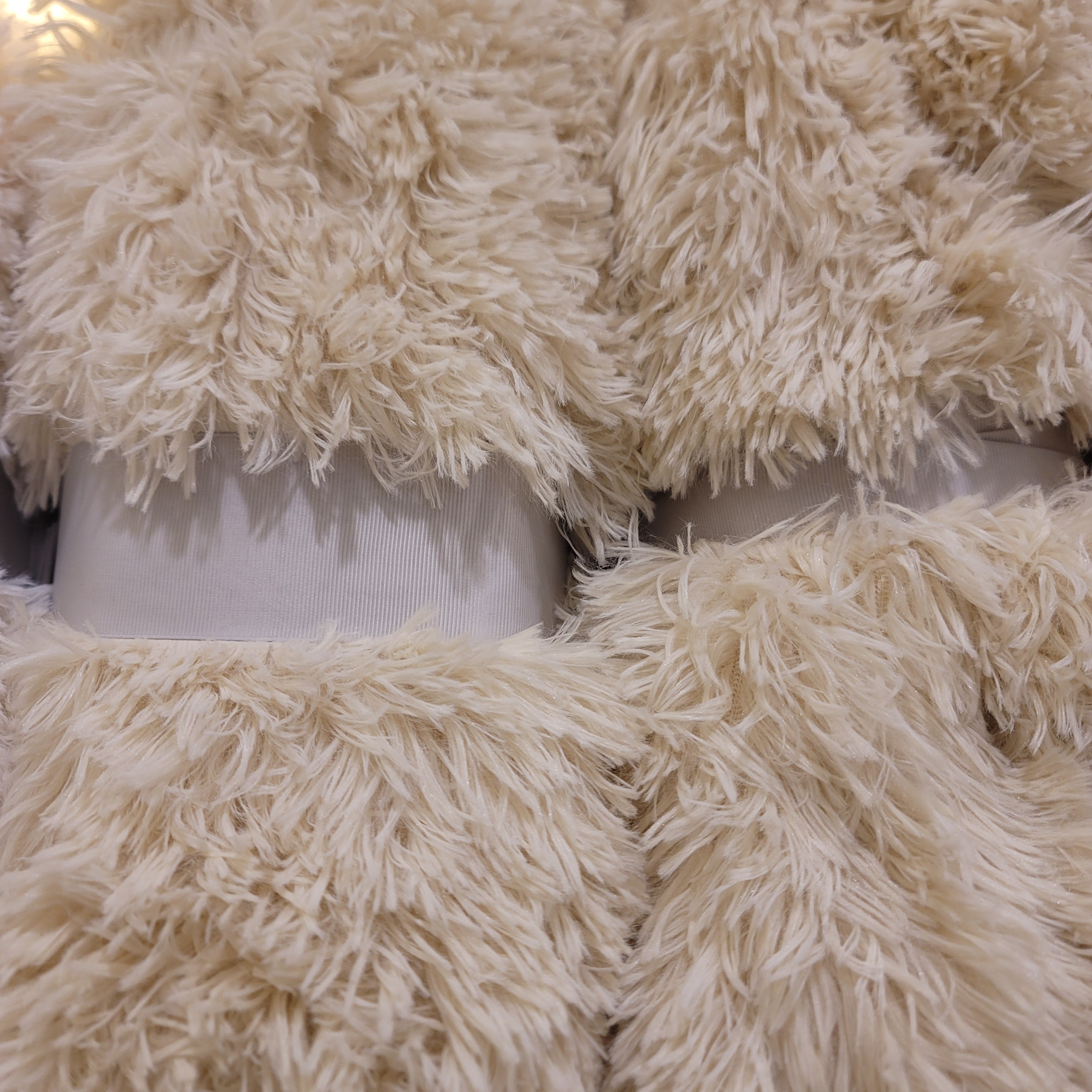 Faux fur luxury tv blanket