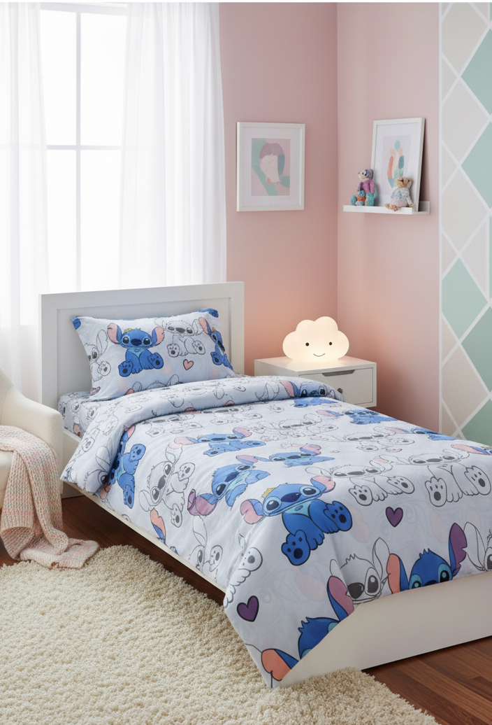 Single Duvet Cover Set stich