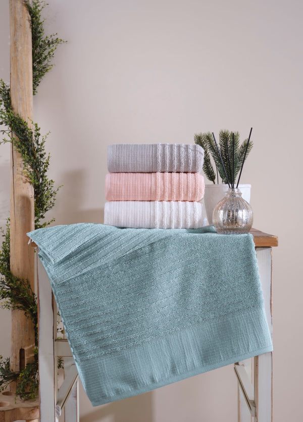 4 Pcs Set BATH TOWEL set Bamboo Cotton Towel Ester