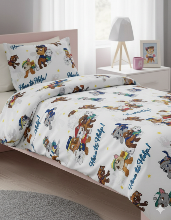 Single Duvet Cover Set Paw Patrol