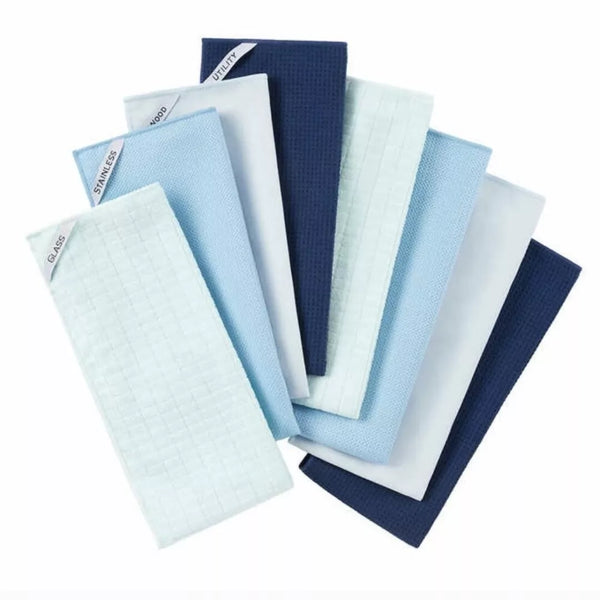 Town & County 8 Pcs Multi Purpose Microfiber Cloths