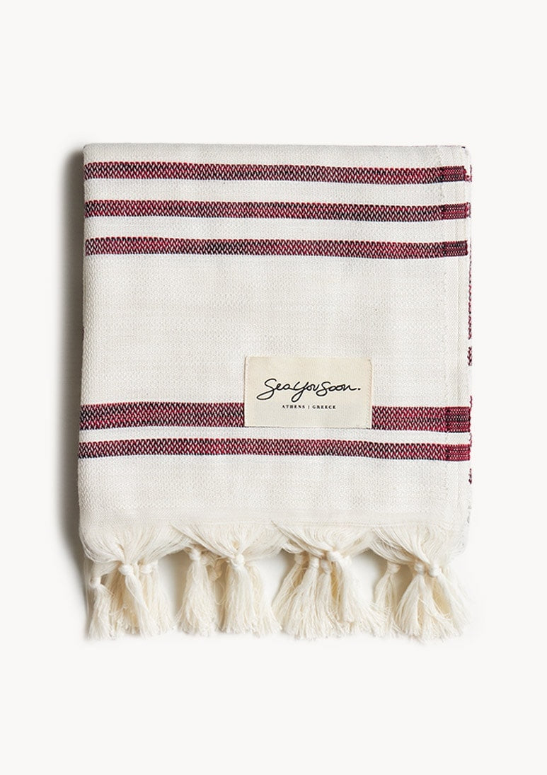 Tencel Beach Towel – Cherry