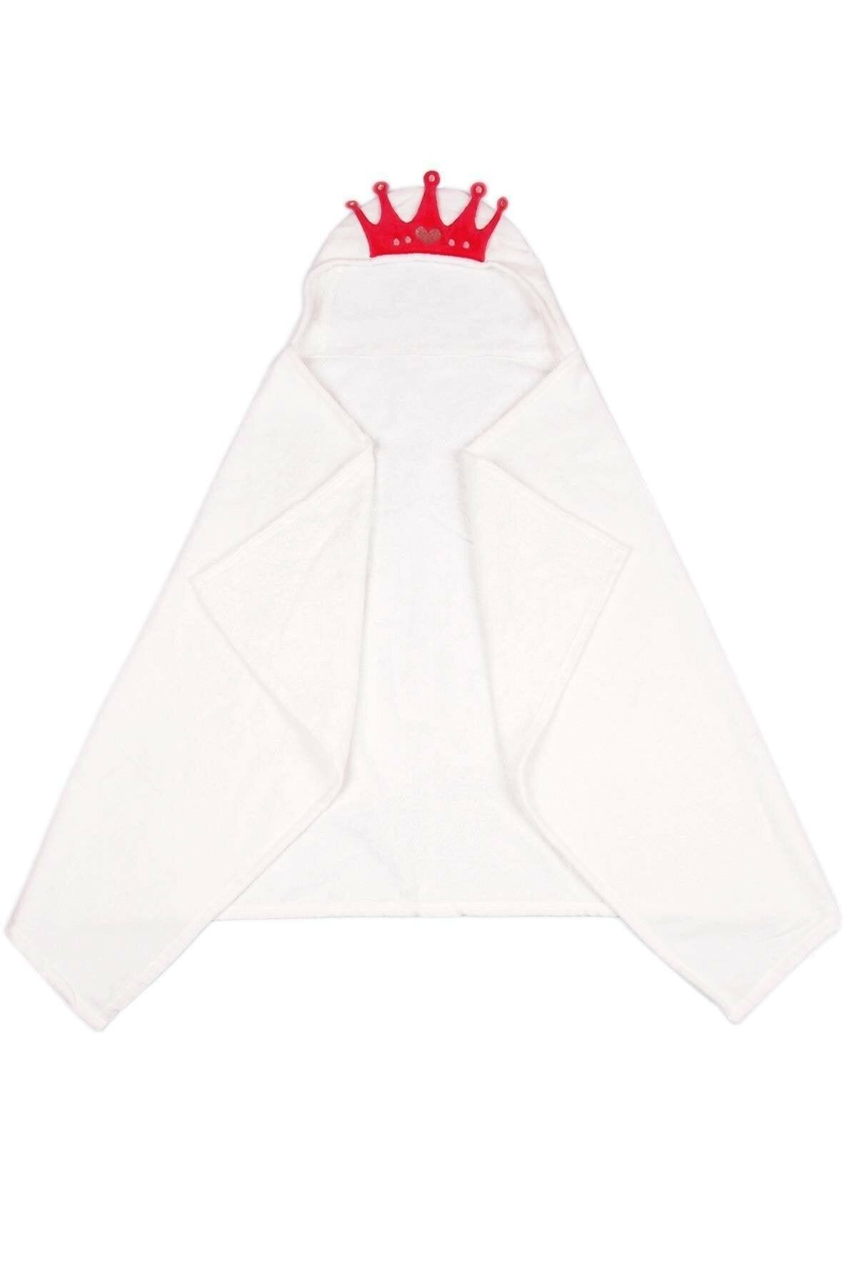 100% Cotton Queen Hooded Kids Towel Poncho - sinnohome 