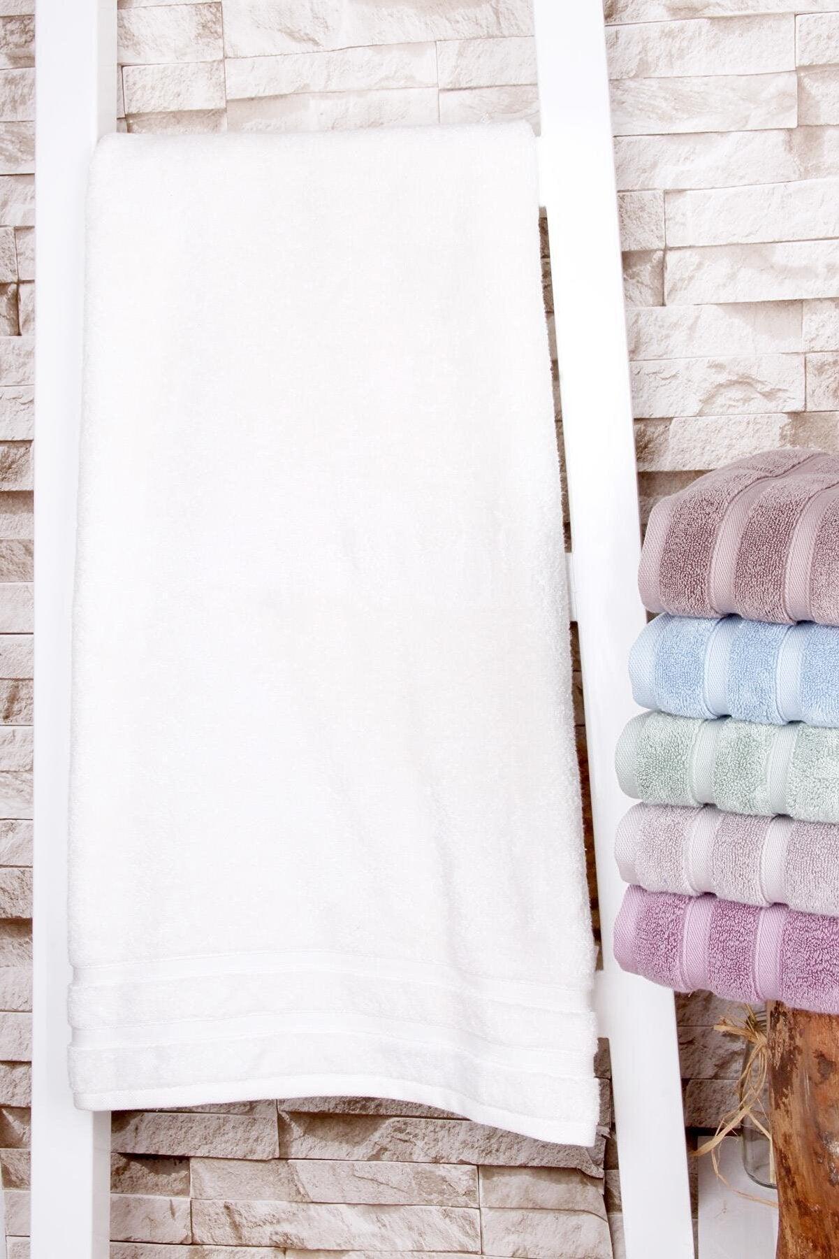 70x140 Bamboo Bath Towel White (Outlet) - sinnohome 