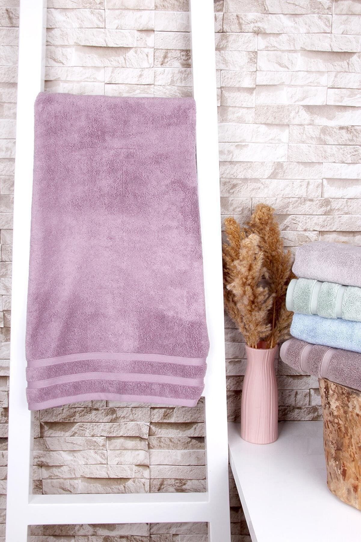 70x140 Bamboo Bath Towel Purple (Outlet) - sinnohome 