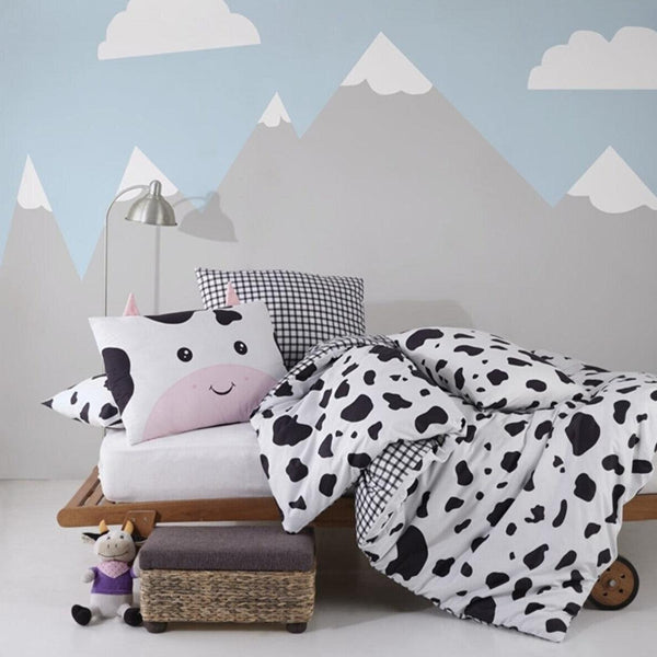 Single Size LITTLE COW  Duvet Cover Set - sinnohome 