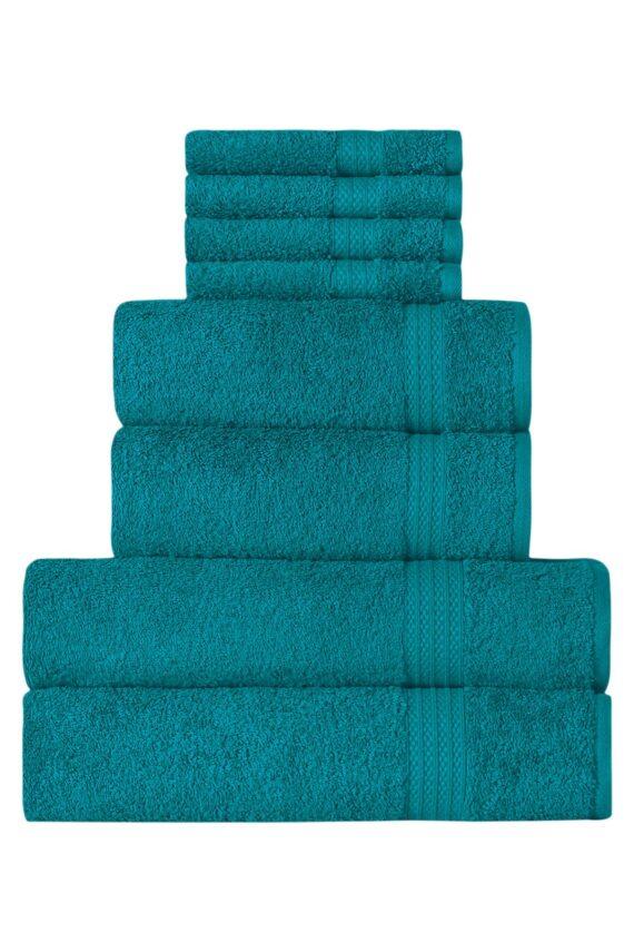 8 Pieces Bath Towel Set - sinnohome 