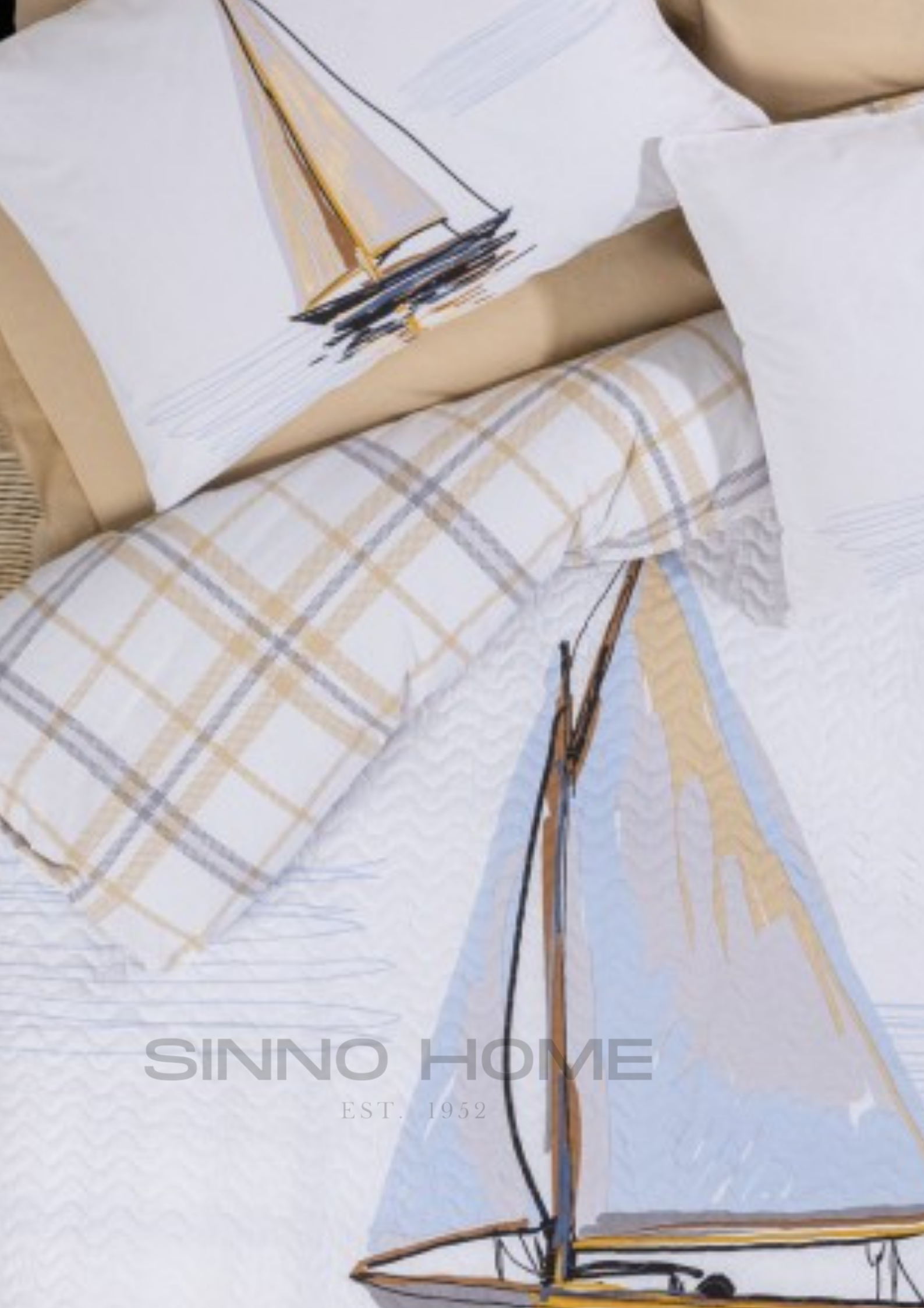 Single Bedspread Complete Set Wind