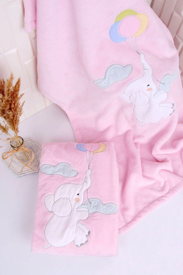 Embroidered Wellsoft Baby Blanket - sinnohome 