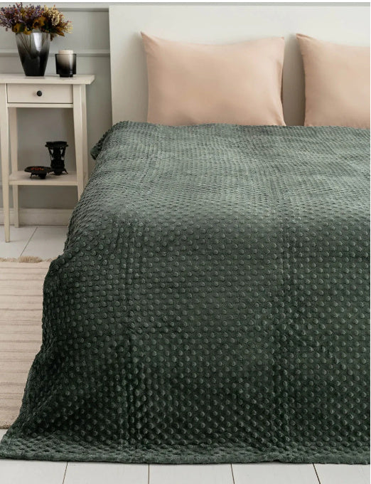Soft Double Throw Blanket - Mint