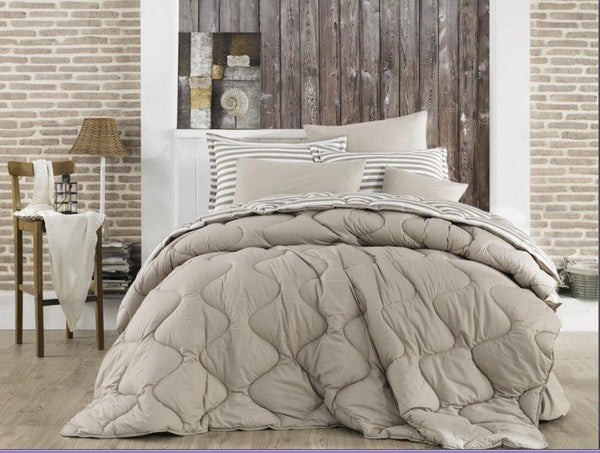 Single Bed Reversible 4 pcs Bedspread set 100% cotton - sinnohome 